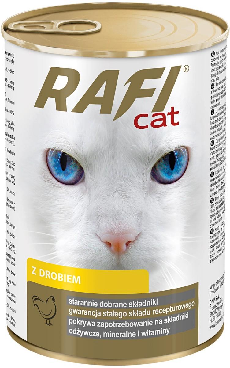 RAFI CAT Pokarm w puszce dla kotów z drobiem