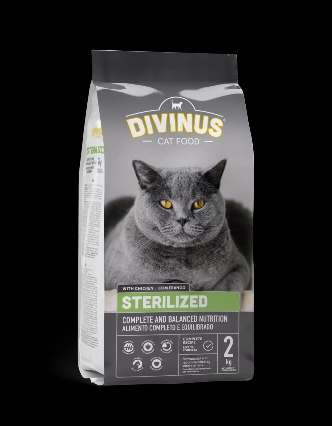 DIVINUS CAT Sucha karma dla kotów sterylizowanych