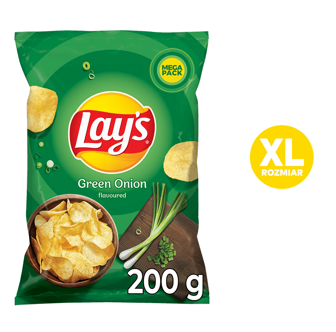 LAY'S Chipsy ziemniaczane o smaku zielonej cebulki