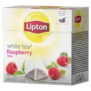 LIPTON Herbata biała malinowa 20szt.