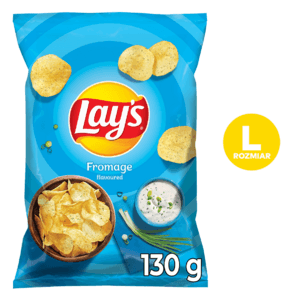 LAY'S Chipsy ziemniaczane o smaku śmietankowego serka z ziołami 130 g