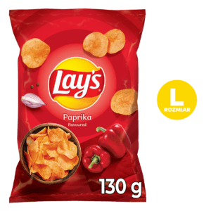 LAY'S Chipsy ziemniaczane o smaku paprykowym 130 g