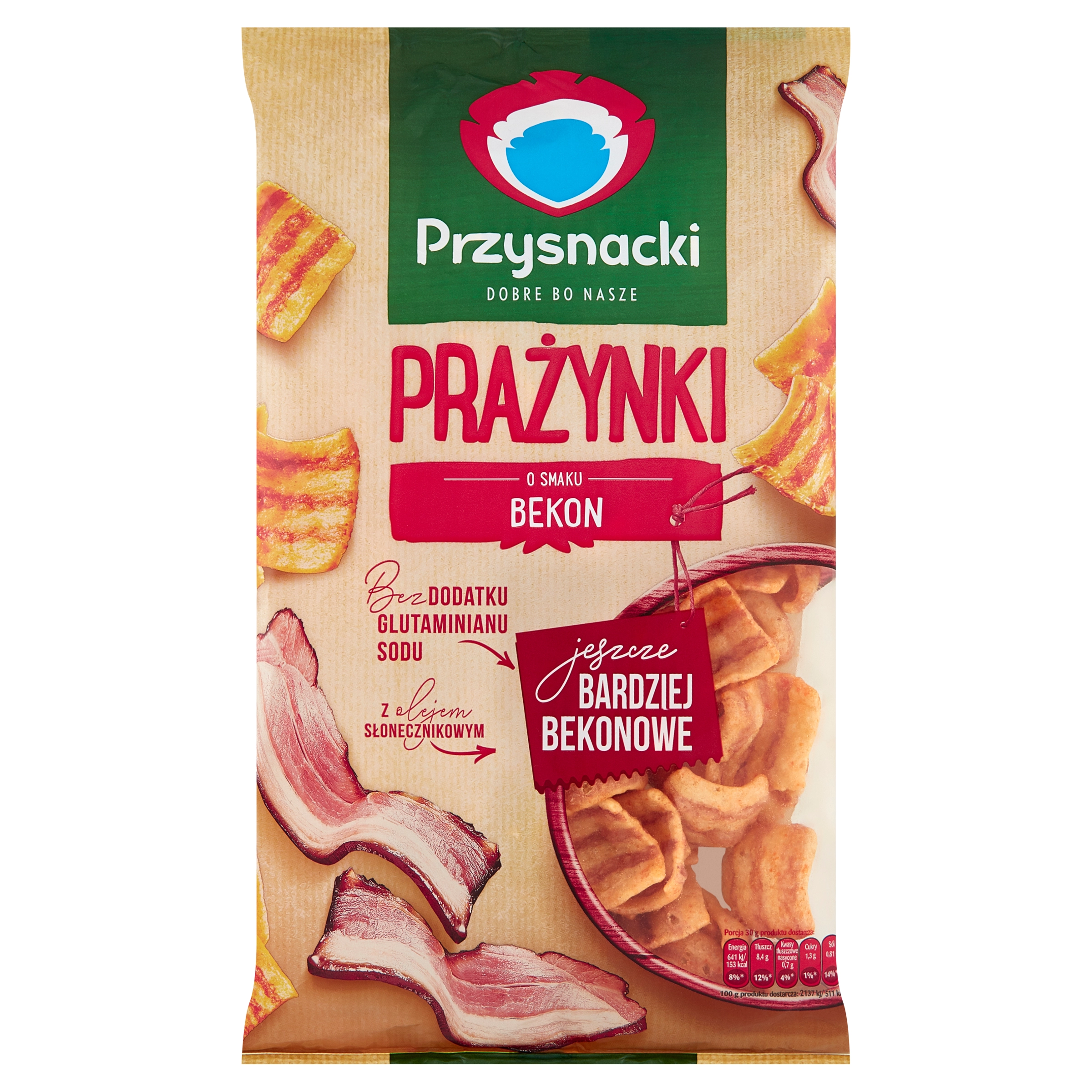 PRZYSNACKI Prażynki bekonowe 120 g