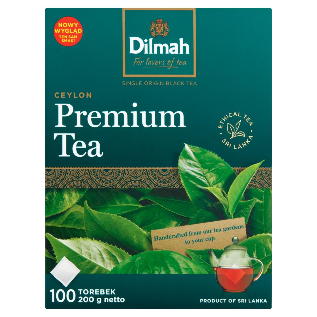 DILMAH Herbata czarna ekspresowa Ceylon 100 szt. 200 g