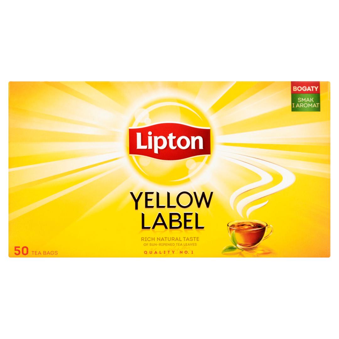 LIPTON Herbata ekspresowa Yellow Label 50szt.