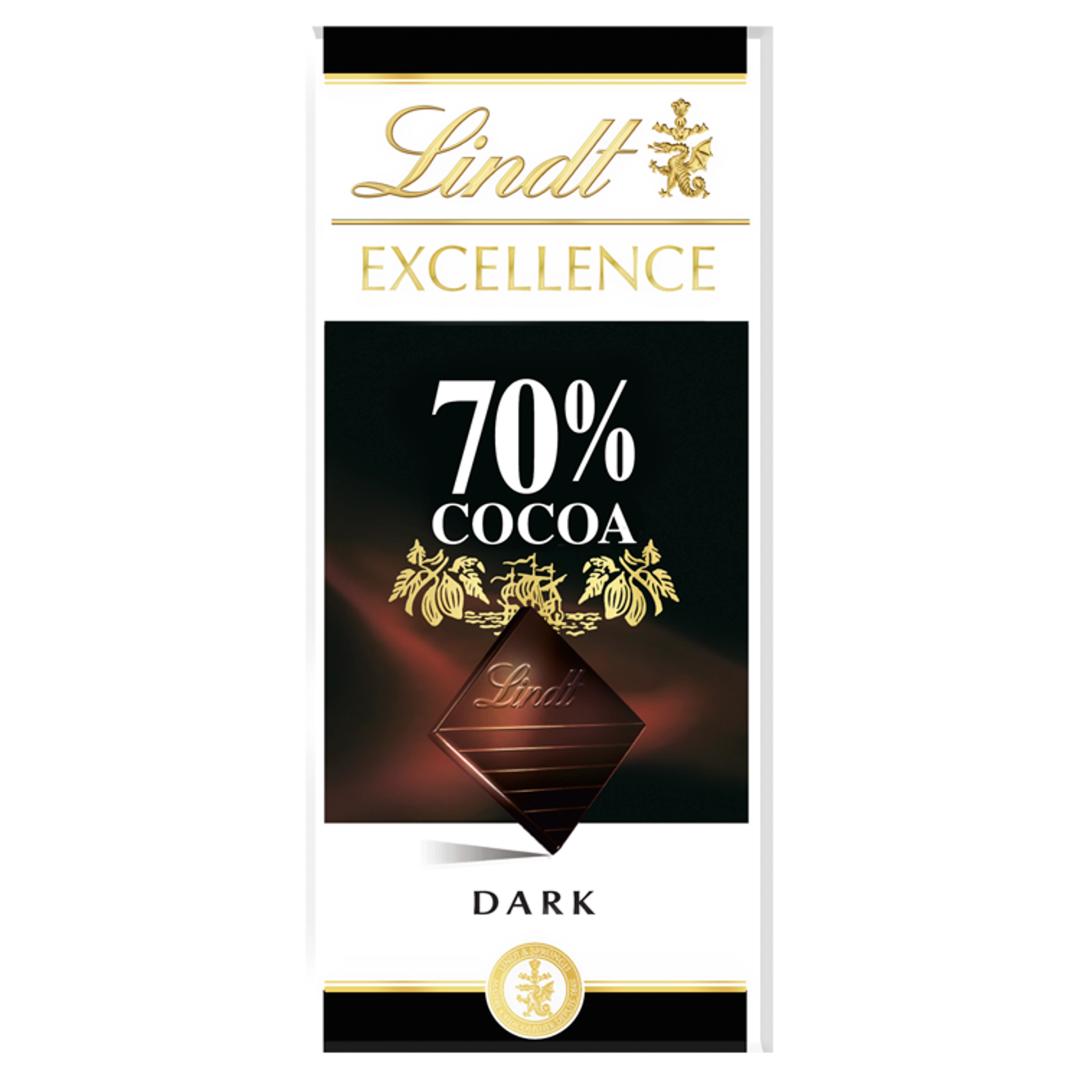 LINDT EXCELLENCE Czekolada gorzka 70% Cocoa 100 g