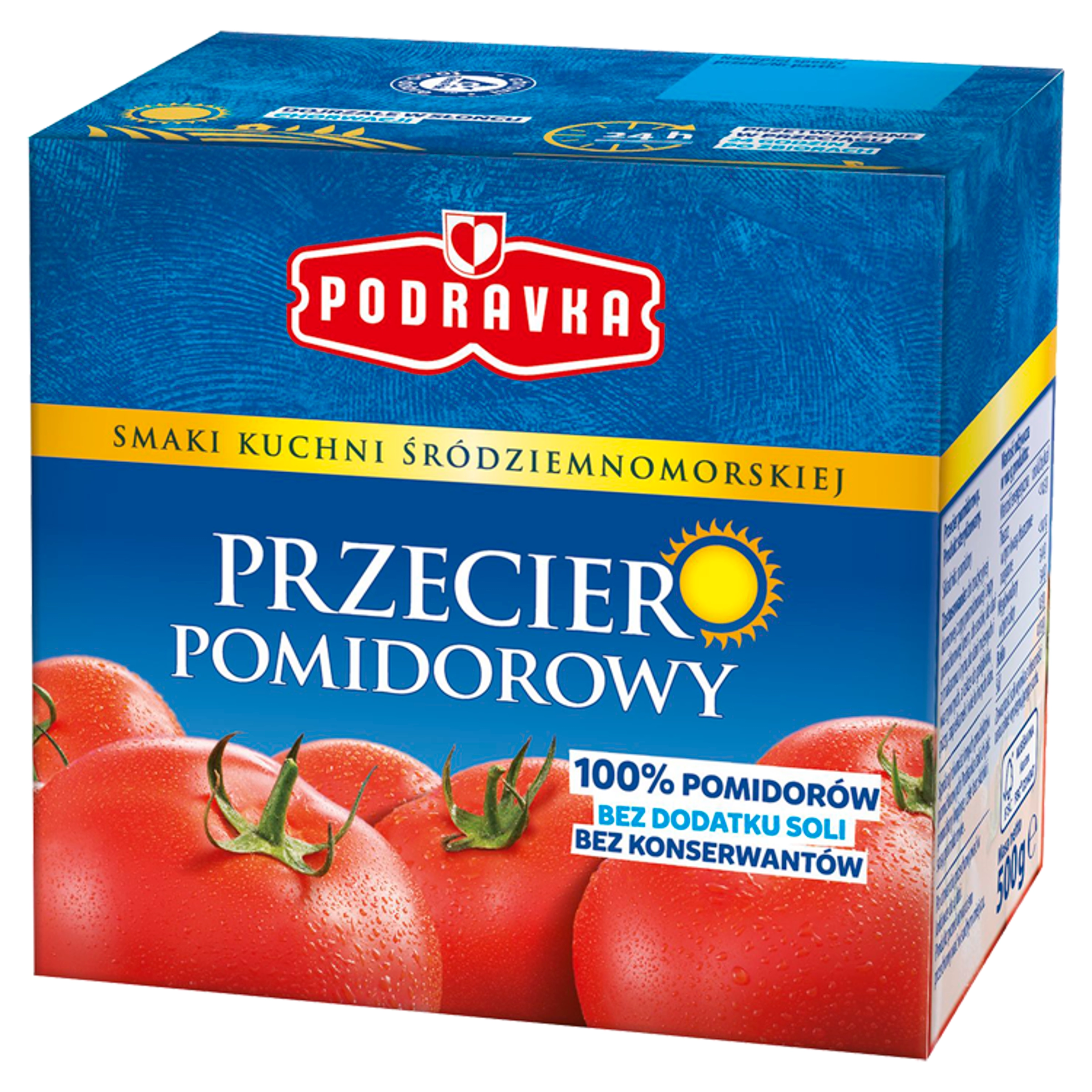 PODRAVKA Przecier pomidorowy 100% pomidorów 500 g