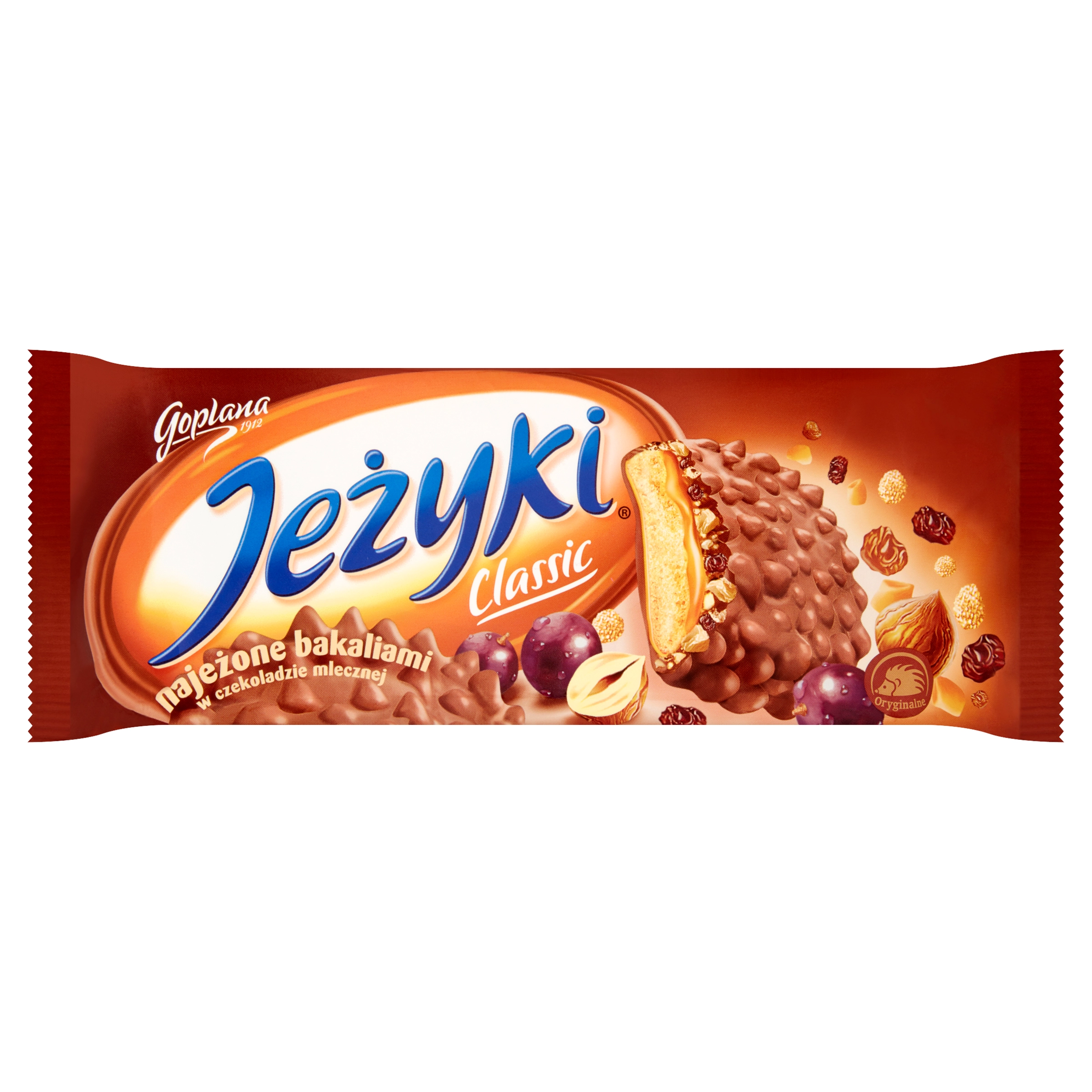 GOPLANA JEŻYKI Herbatniki w czekoladzie mlecznej 140 g