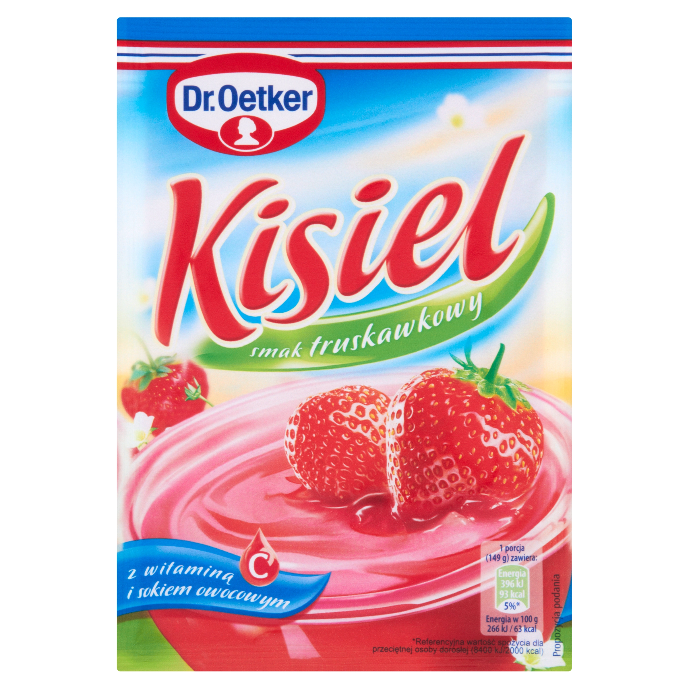 DR. OETKER Kisiel truskawkowy z witaminą C 38 g