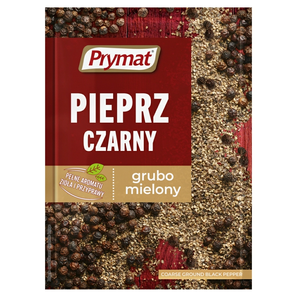 PRYMAT Pieprz czarny grubomielony 15 g