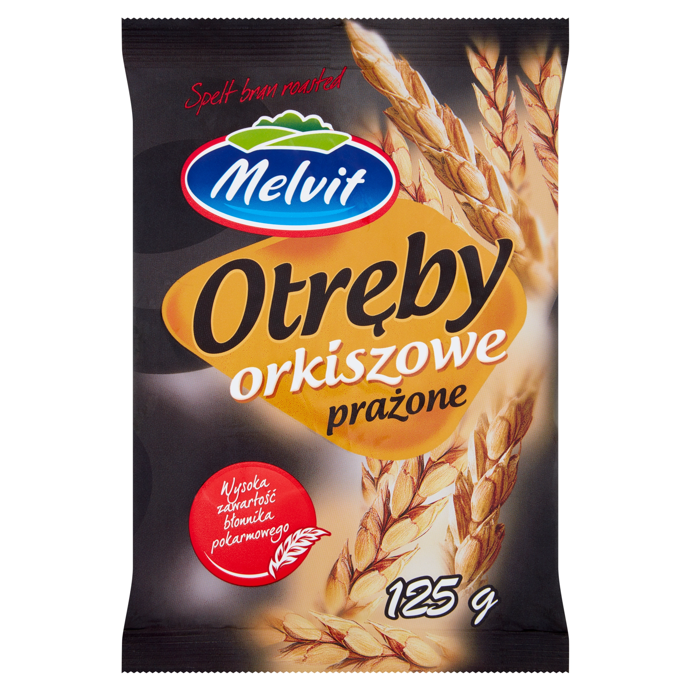 MELVIT Otręby orkiszowe prażone 125 g