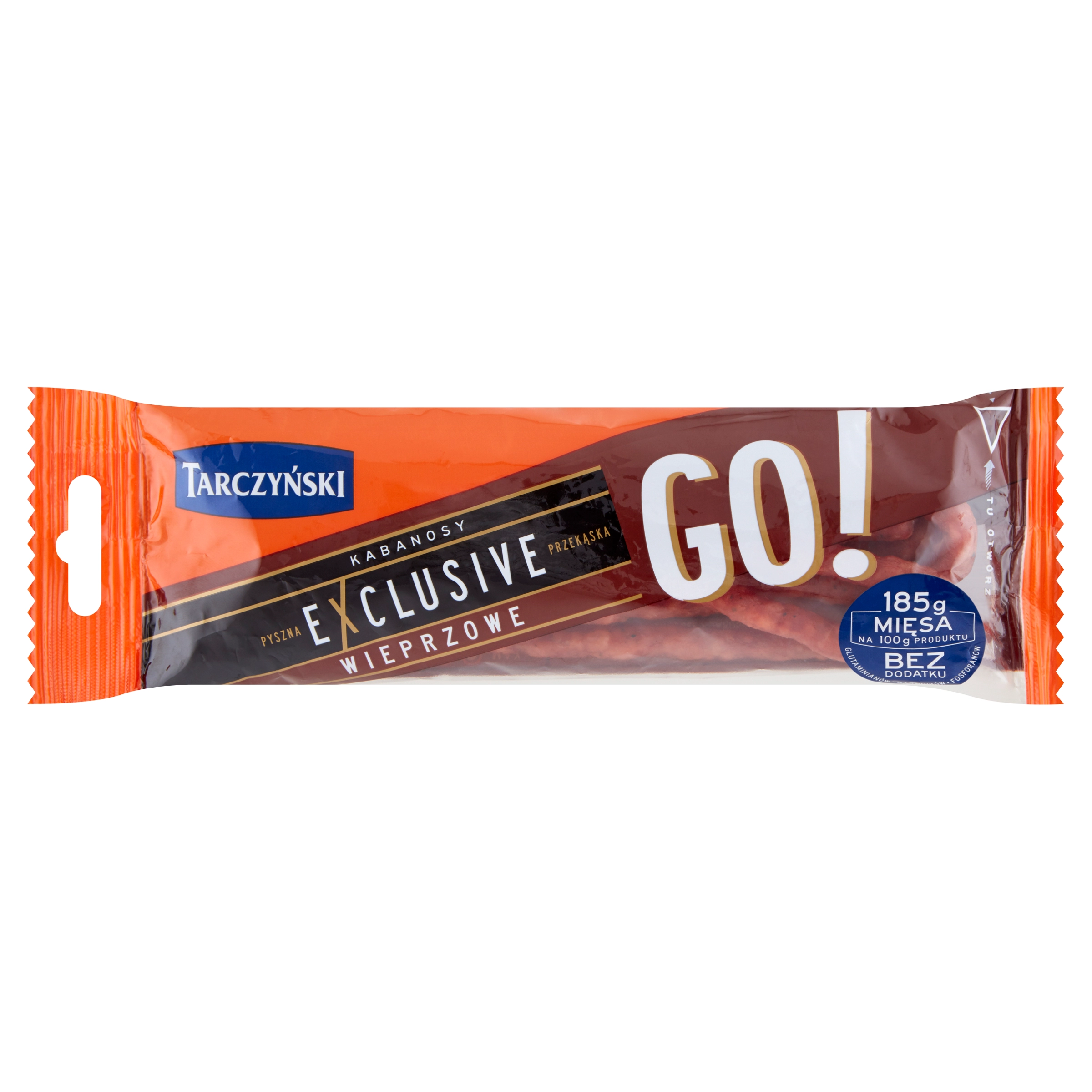 TARCZYŃSKI EXCLUSIVE GO! Kabanosy wieprzowe bezglutenowe 50 g