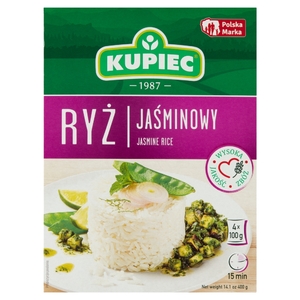 KUPIEC Ryż jaśminowy 4x100g 400 g