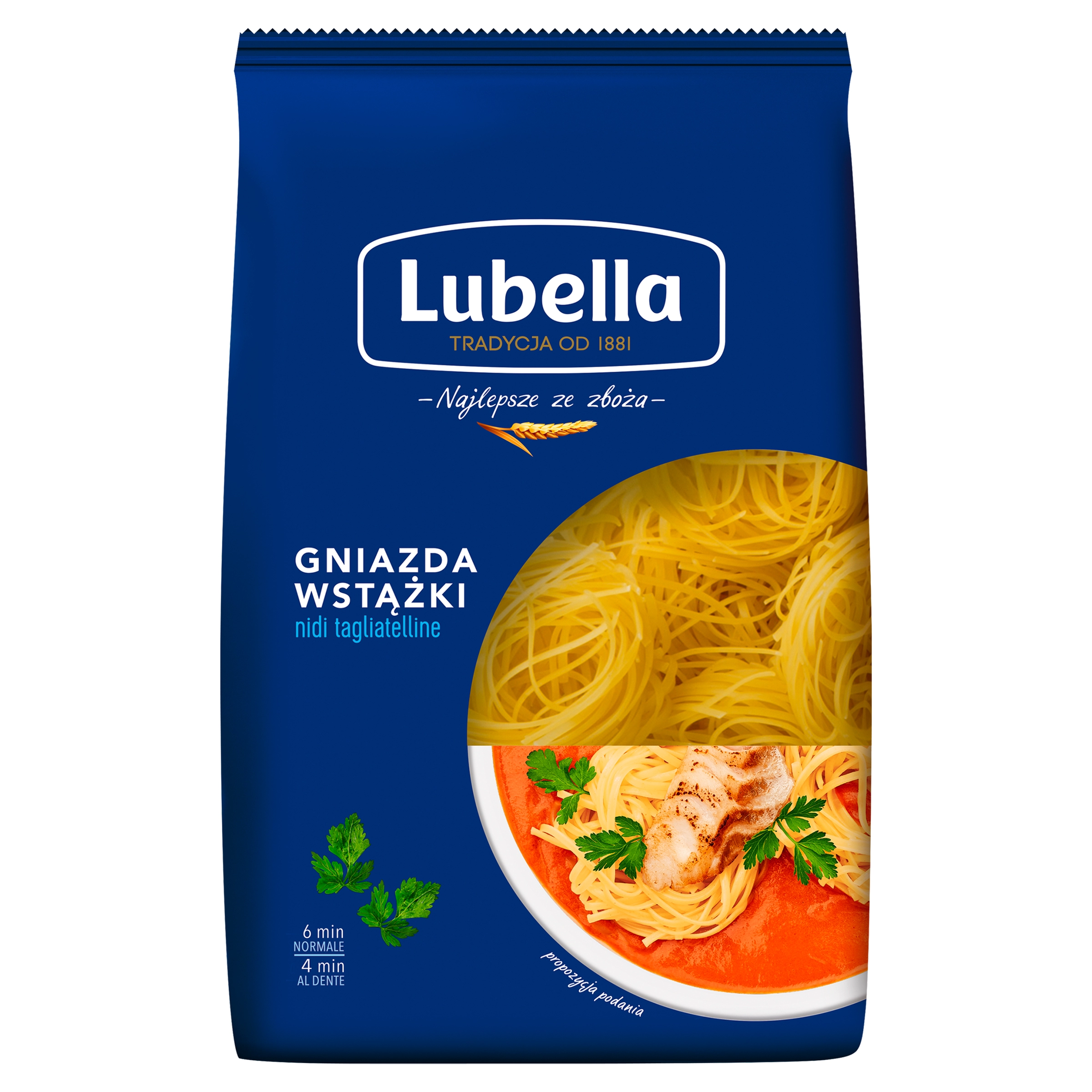 LUBELLA Makaron gniazda wstążki 400 g