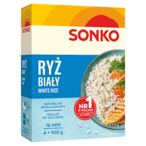 SONKO Ryż biały 4x100g 400 g