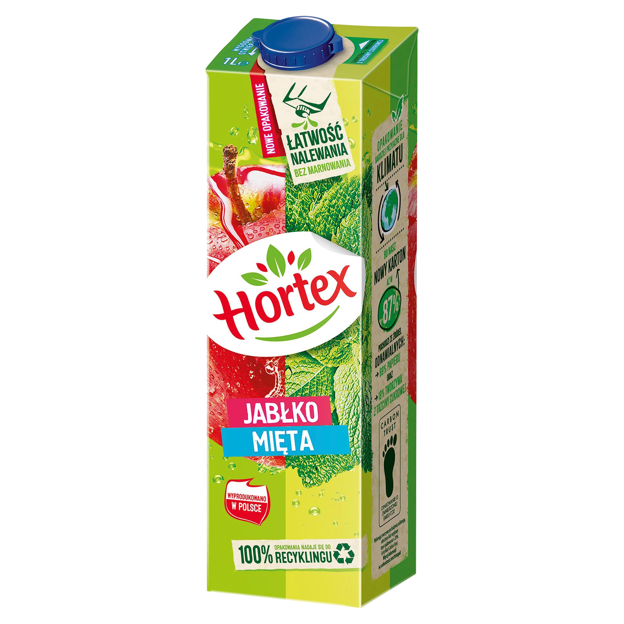 HORTEX Napój jabłko mięta 1000 ml