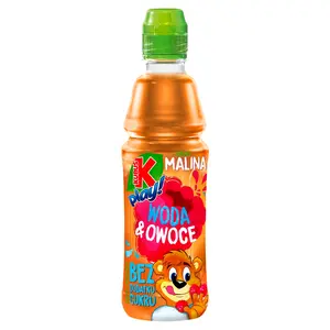 KUBUŚ PLAY! Woda & owoce napój owocowy jabłko malina 400 ml