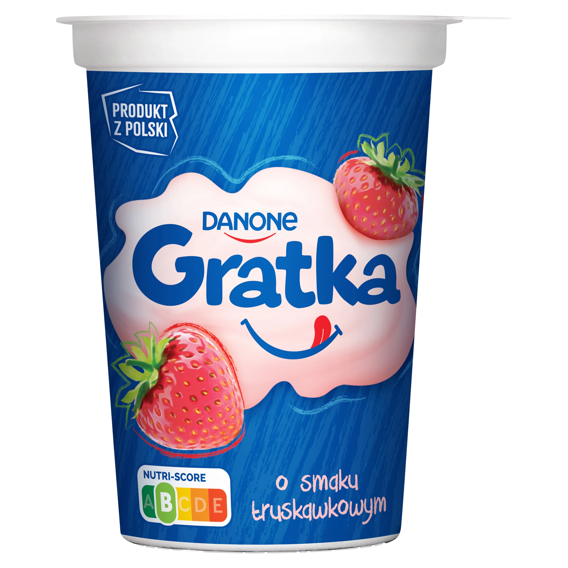 DANONE GRATKA Deser o smaku truskawkowym 290 g