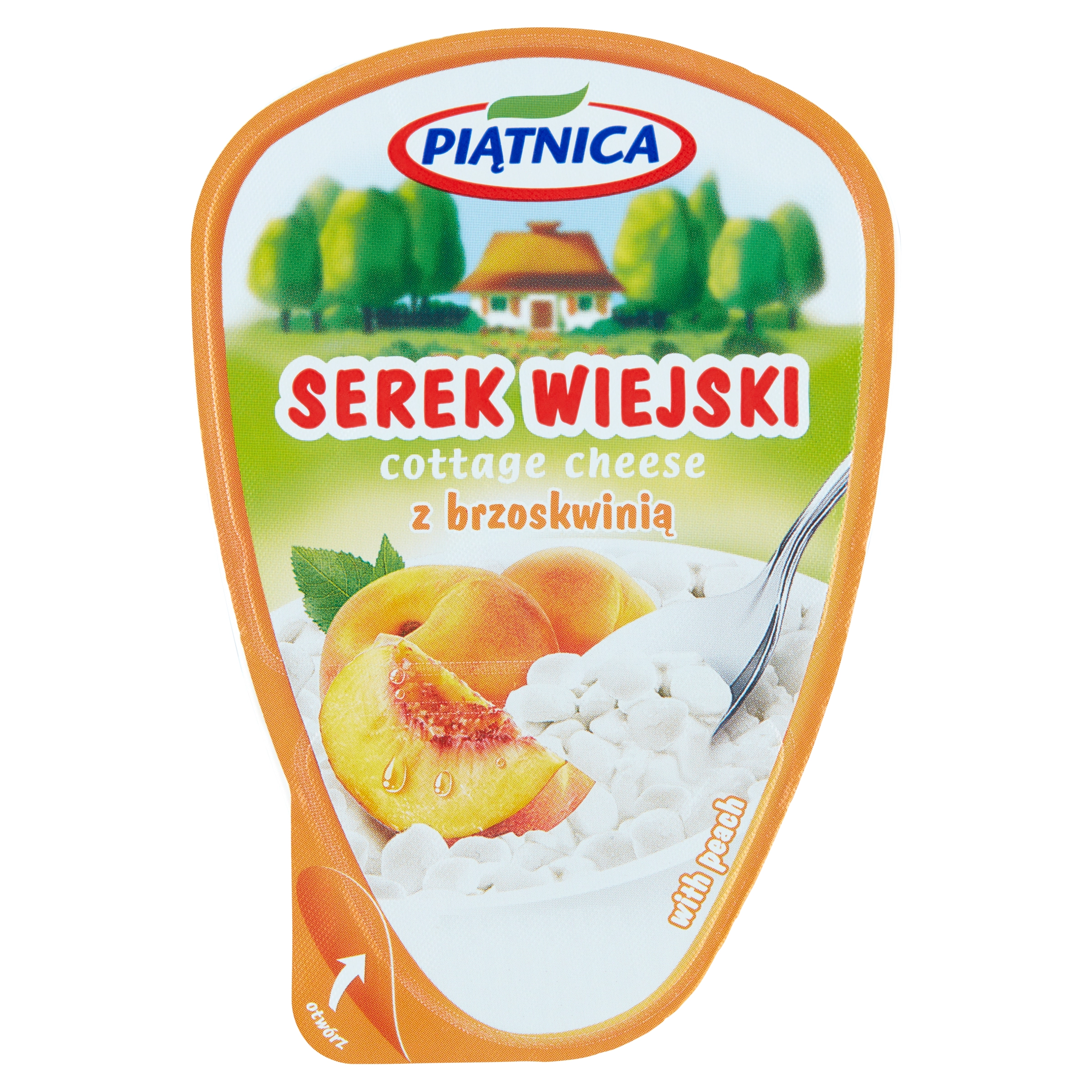 PIĄTNICA Serek Wiejski z brzoskwinią 150 g