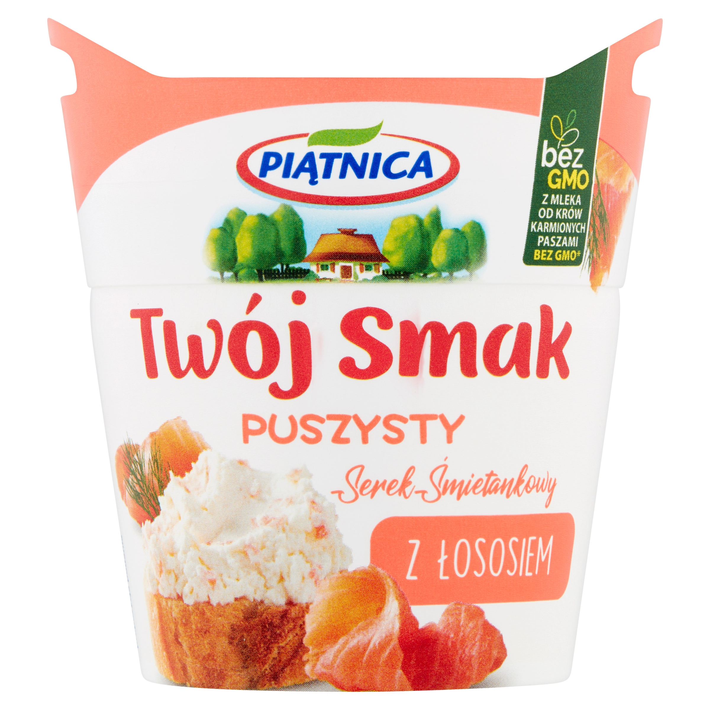 PIĄTNICA TWÓJ SMAK Puszysty serek śmietankowy z łososiem 150 g