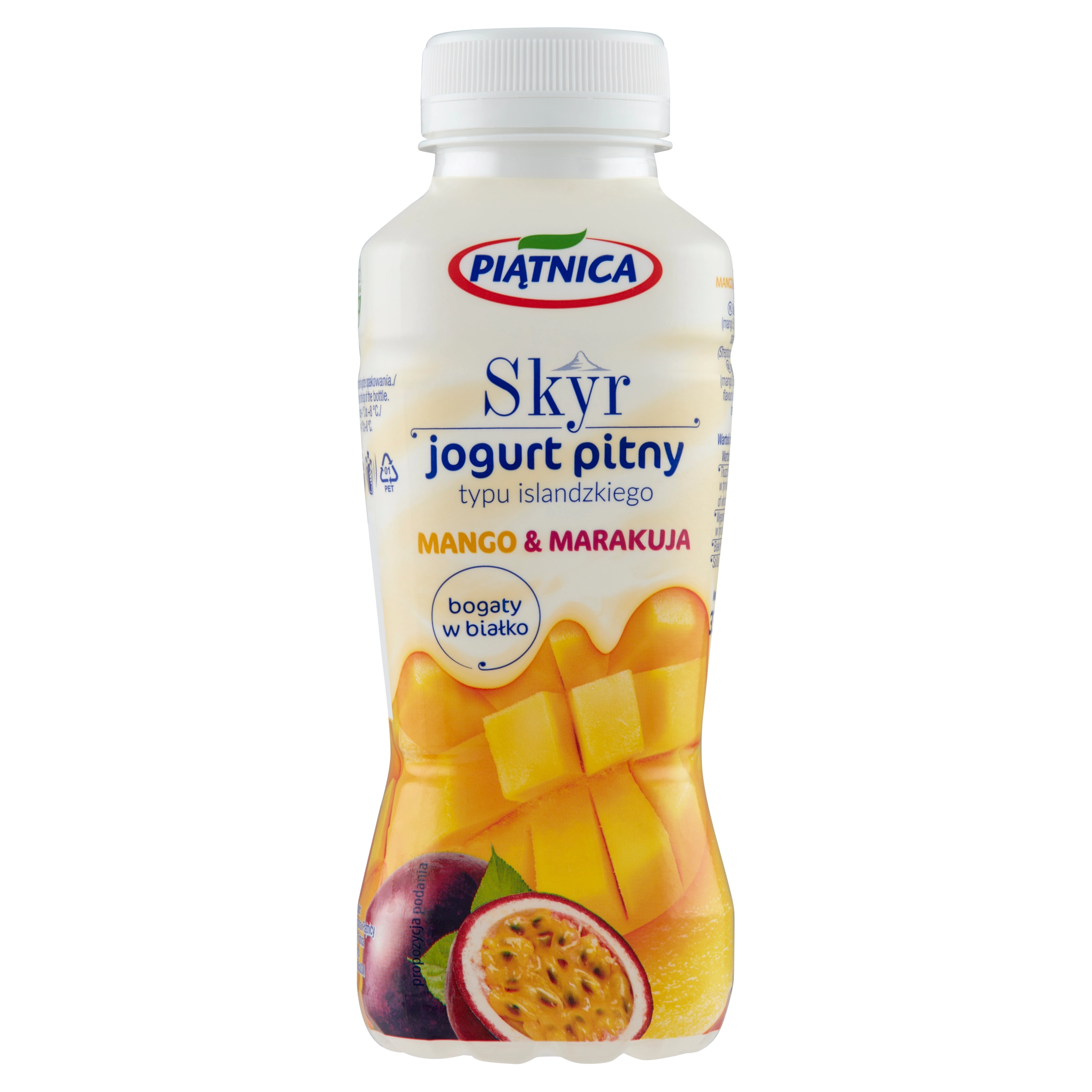 PIĄTNICA Skyr jogurt pitny typu islandzkiego mango-marakuja 330 ml