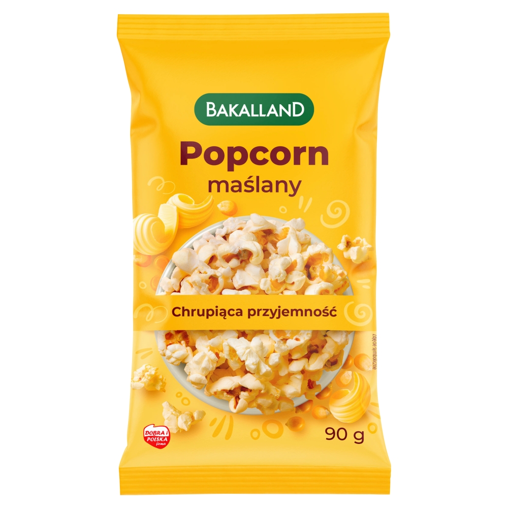 BAKALLAND Popcorn maślany 90 g