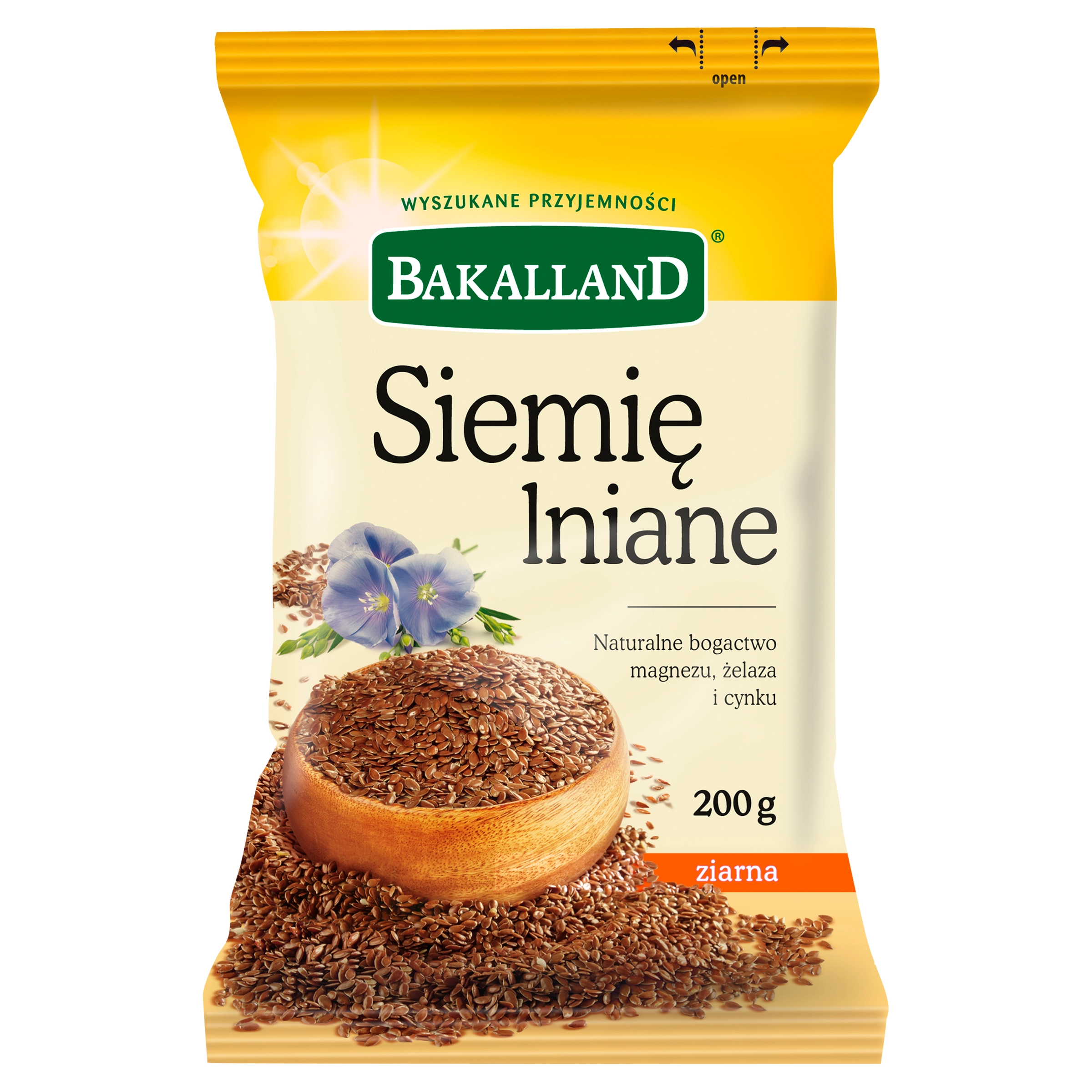 BAKALLAND Siemię lniane 200 g