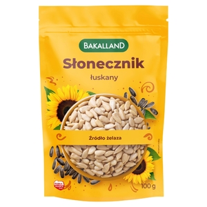 BAKALLAND Słonecznik łuskany 100 g