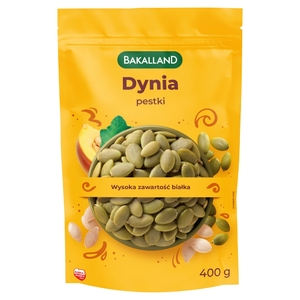 BAKALLAND Pestki dyni łuskane 400 g