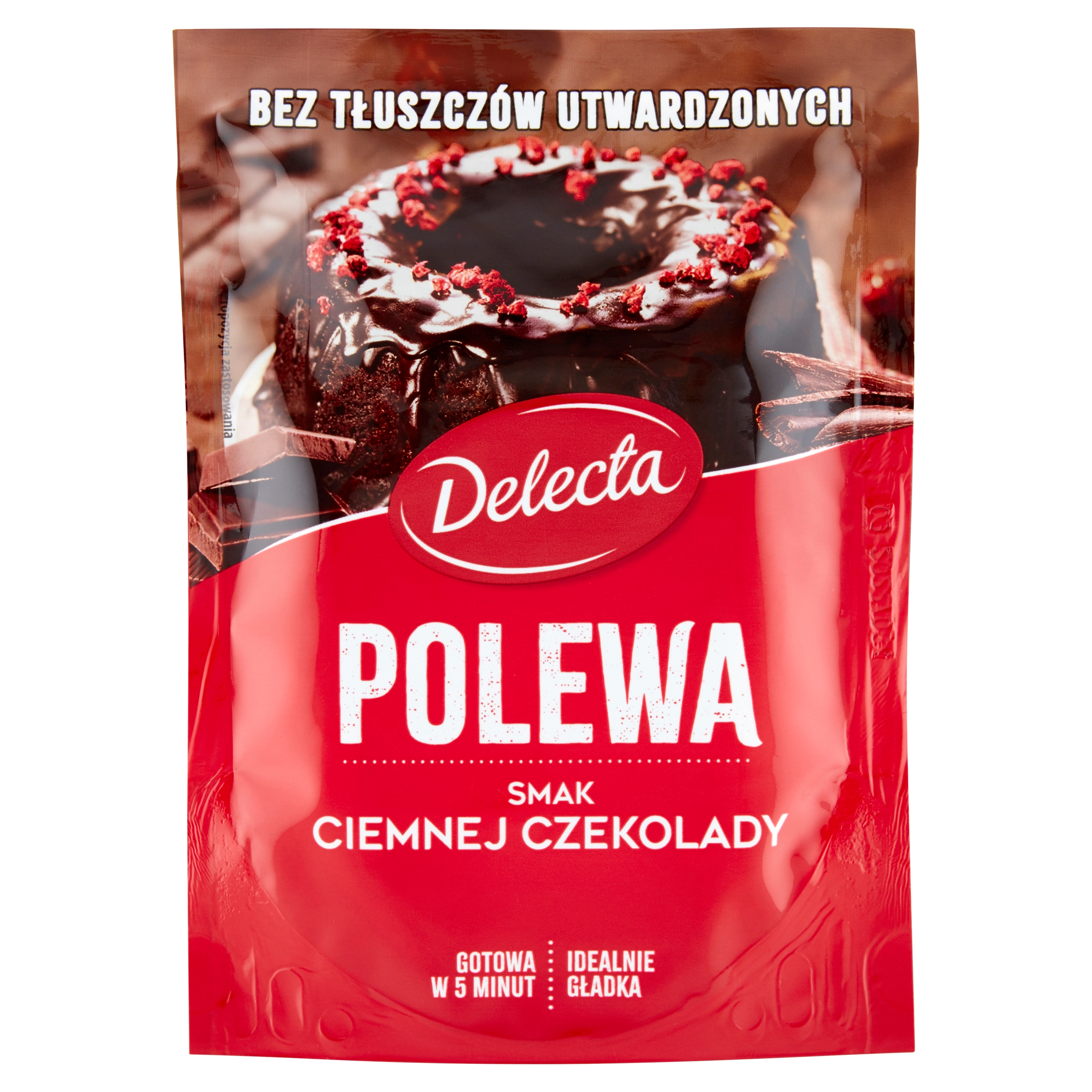 DELECTA Polewa o smaku ciemnej czekolady 100 g