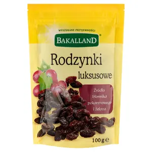 BAKALLAND Rodzynki luksusowe 100 g