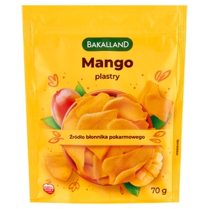 BAKALLAND Mango suszone w plastrach 70 g