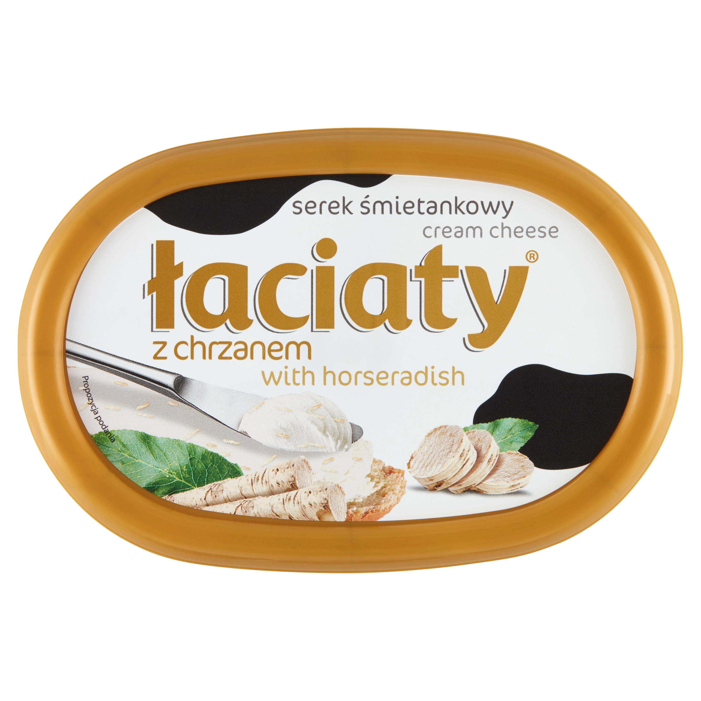 ŁACIATY Serek śmietankowy z chrzanem 135 g