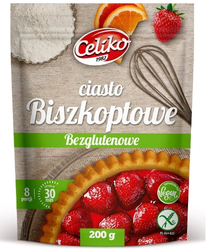 CELIKO Ciasto biszkoptowe bezglutenowe 200 g