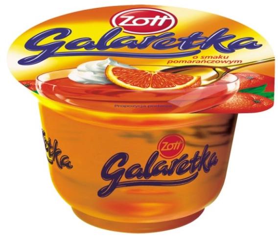 ZOTT Galaretka o smaku pomarańczowym