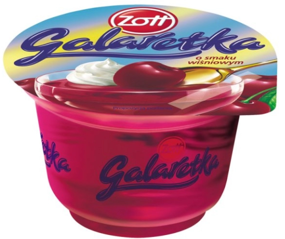 ZOTT Galaretka o smaku wiśniowym 175 g