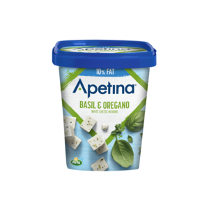 APETINA Ser z oregano i słodką bazylią w kostkach 430 g