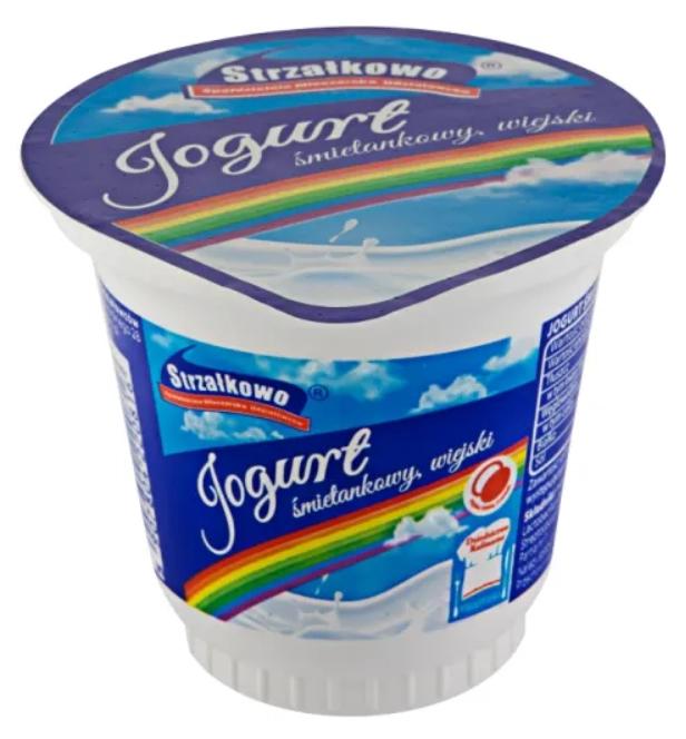 STRZAŁKOWO Jogurt śmietankowy wiejski