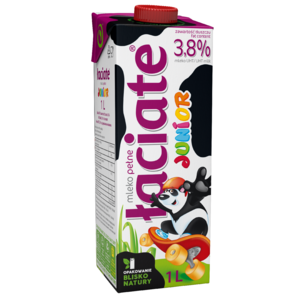 ŁACIATE Mleko Junior UHT 3,8% 1000 ml