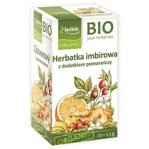 APOTHEKE Herbatka imbir-pomarańcza BIO 20 szt.