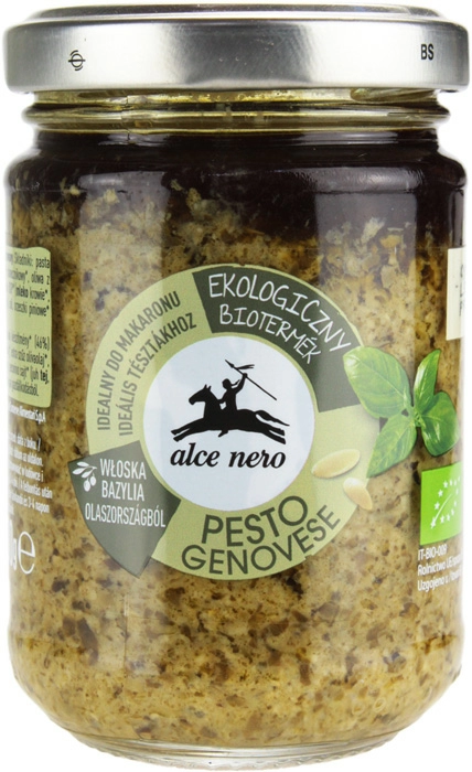 ALCE NERO Pesto Genovese - sos bazyliowy BIO 130 g