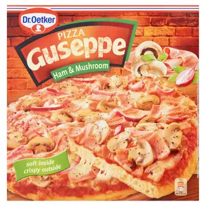 DR. OETKER GUSEPPE Pizza z szynką i pieczarkami mrożona 425 g