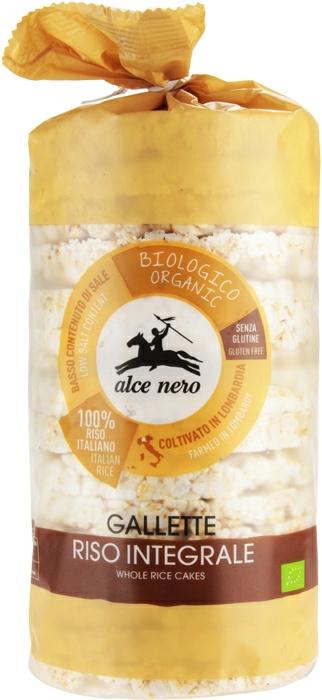 ALCE NERO Wafle ryżowe pełnoziarniste BIO 100 g