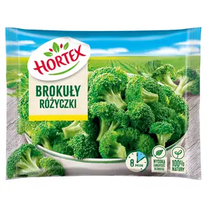 HORTEX Brokuły różyczki mrożone 450 g