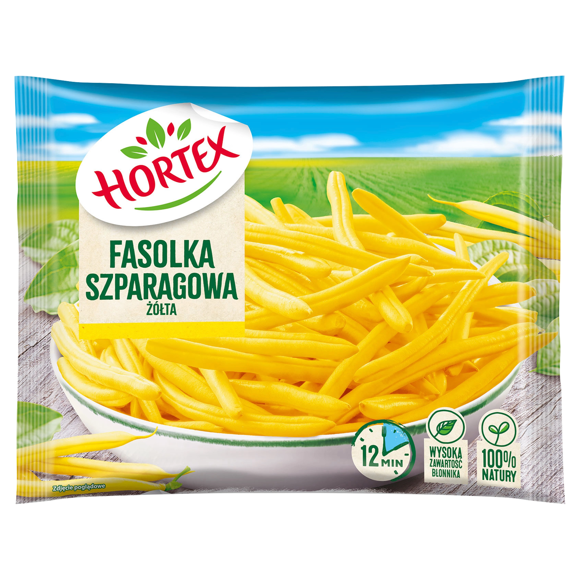 HORTEX Fasola szparagowa żółta mrożona 450 g