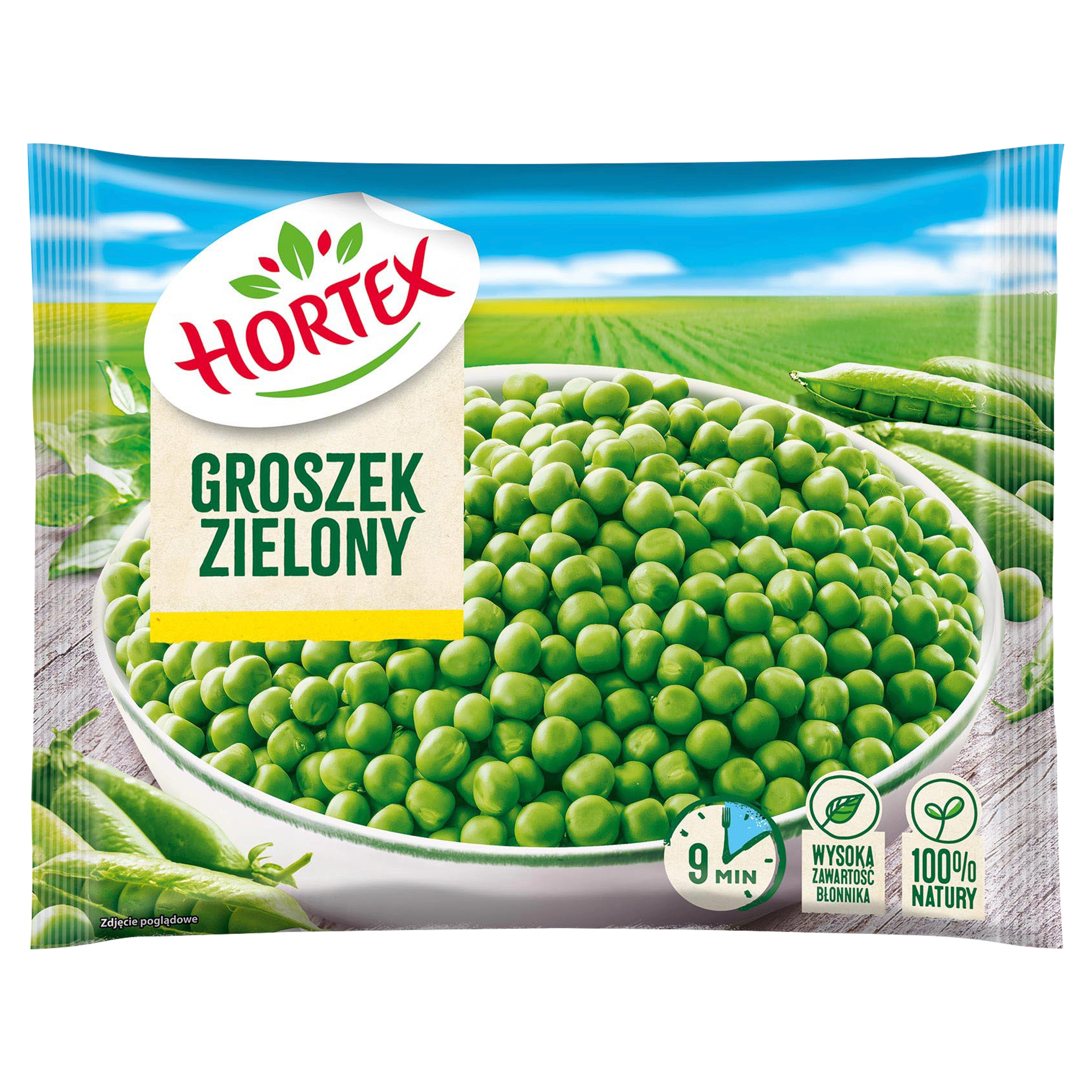 HORTEX Groszek zielony mrożony 450 g