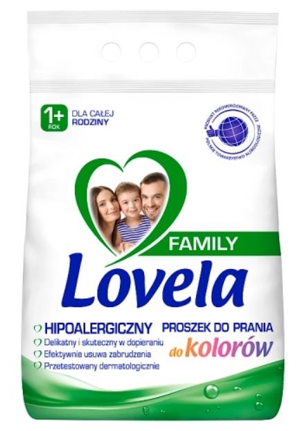 LOVELA FAMILY Proszek do prania kolorów hipoalergiczny 2100 g