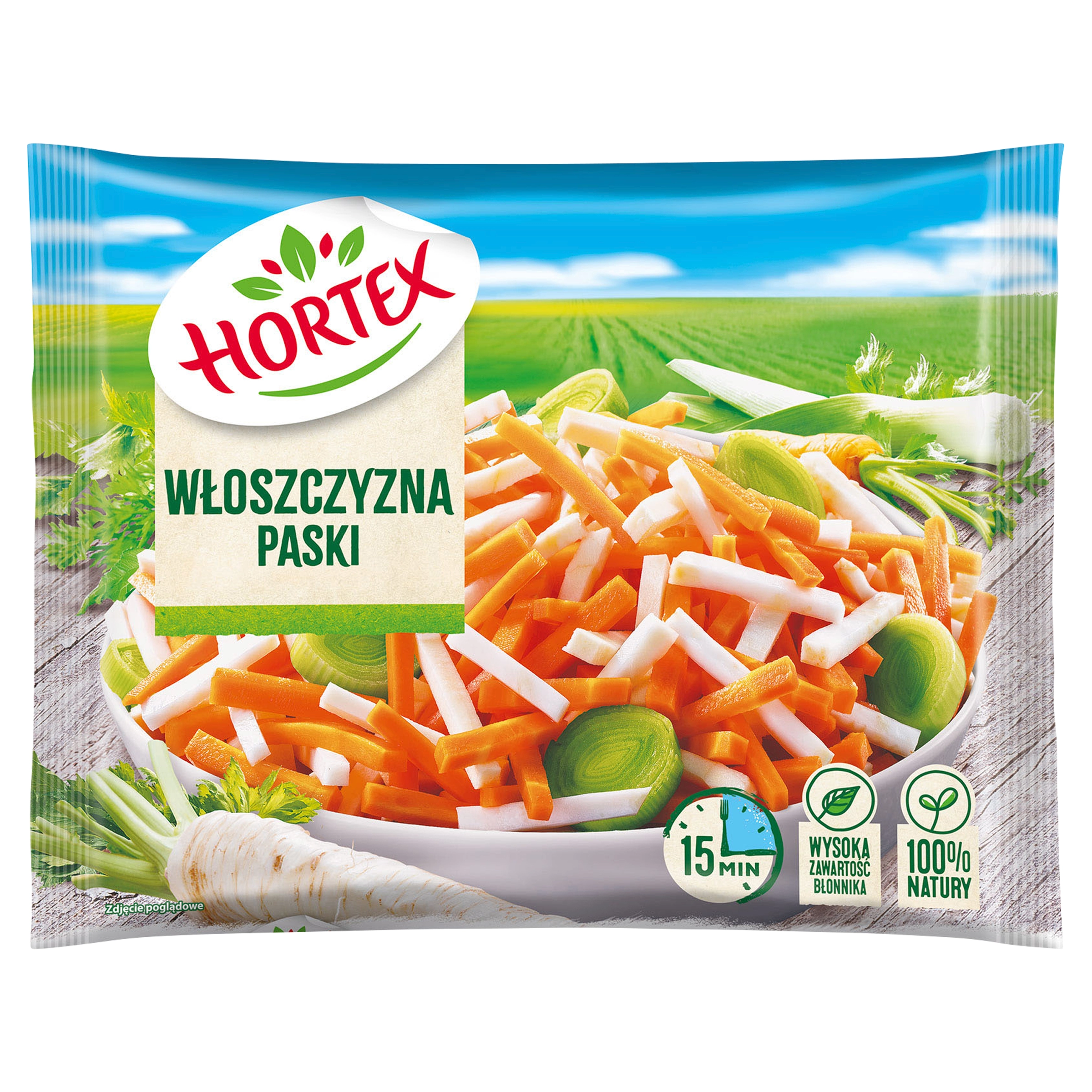 HORTEX Włoszczyzna paski mrożona 450 g