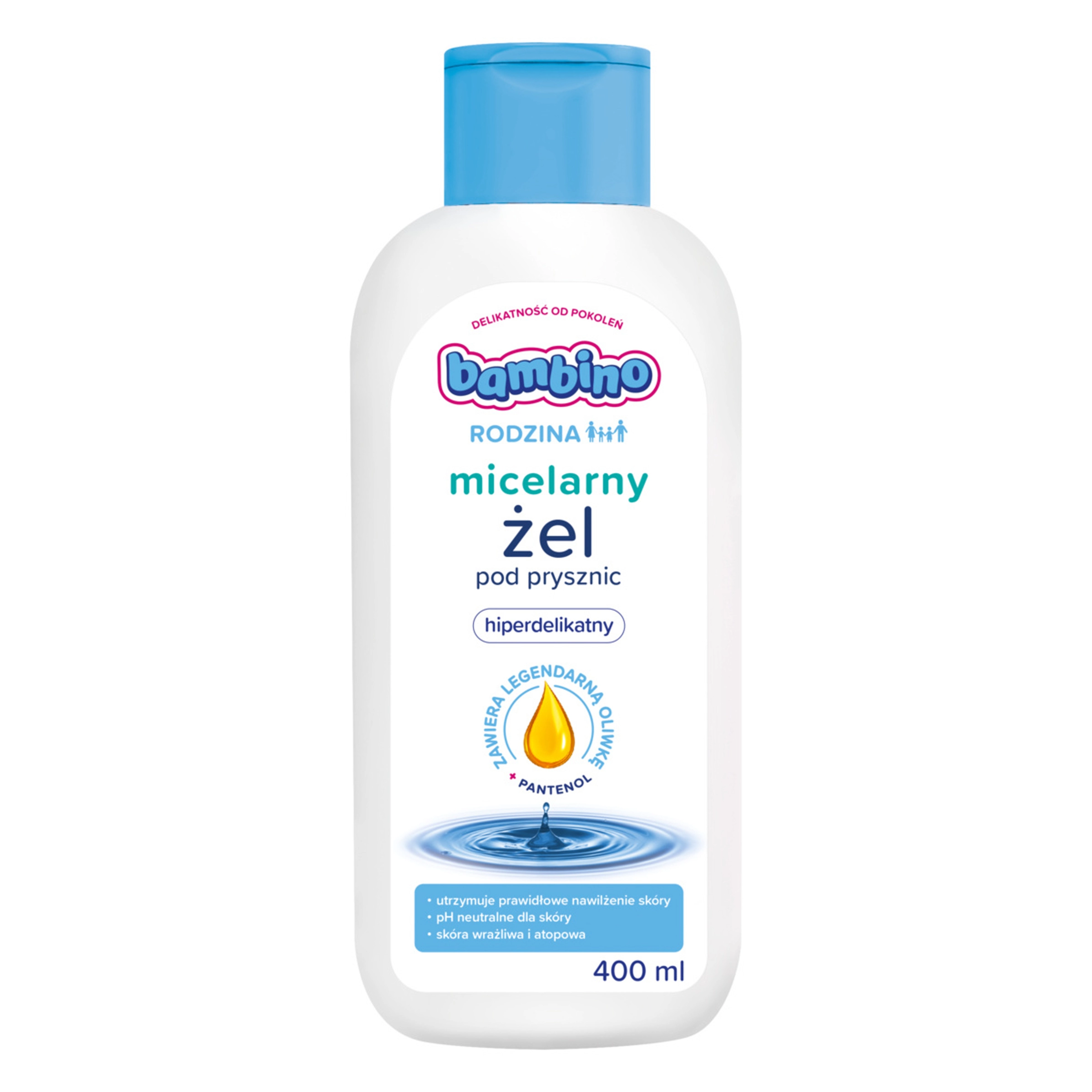 BAMBINO RODZINA Żel micelarny pod prysznic 400 ml