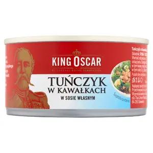 KING OSCAR Tuńczyk w sosie własnym kawałki 170 g